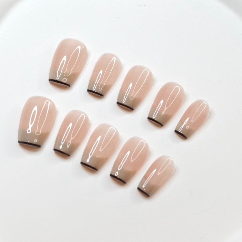 Milktea French Tip